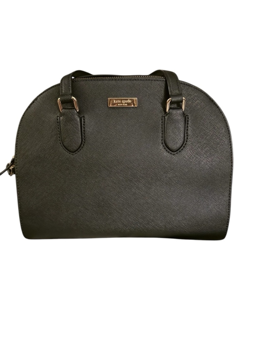 kate spade black satchel handbag